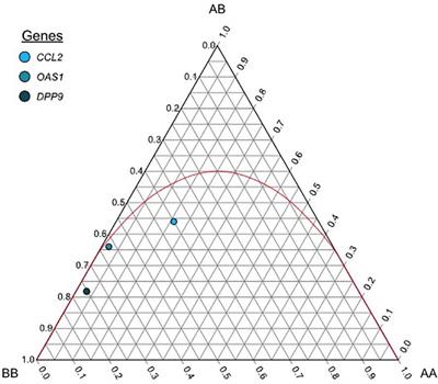 Single nucleotide variants in the CCL2, OAS1 and DPP9 genes and their association with the severity of COVID-19 in an Ecuadorian population